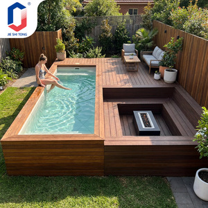 Anti UV Fiberglass Prefabricated Container Above Ground Outdoor <b>Pool</b> <b>For</b> Homestay Resort <b>Garden</b> With Complete <b>Pool</b> Equipment - Product Image 1