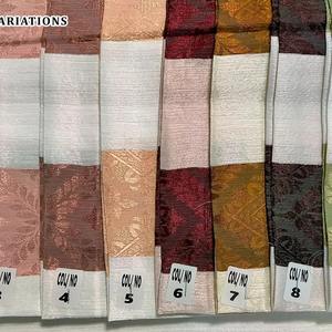 Tela de Vestir Jacquard Floral de 44 Pulgadas de Grado de Diseñador, 100% Poliéster, 10 Elegantes Estilos de Alta Costura de Secado Rápido con Acabado Suave - Product Image 6