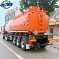 Semi-remorque citerne à 3 essieux sur mesure pour le transport routier d'huiles comestibles et d'eau, avec trappe d'accès