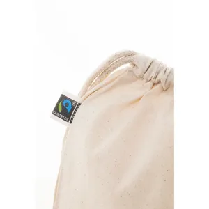 Bolsa de Algodón de Comercio Justo, Mochila Promocional Sostenible para Merchandising - Product Image 3