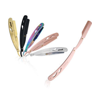 Navaja de Afeitar Recta de Acero Inoxidable Alemán, Navaja de Barbero Recta, Cuchilla de Barbero, 1 Pieza - Product Image 2