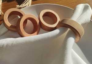แหวนผ้าเช็ดปากไม้ - Product Image 6