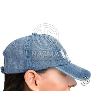 Gorras de Mezclilla Unisex Ligeras de la Mejor Calidad, 100% Algodón, Hechas a Medida en Pakistán, las Más Vendidas para Todas las Temporadas - Product Image 6