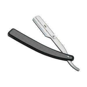 Professional Black Straight Razor High Carbon Steel - Barber <b>Shaving</b> <b>Kit</b> with Replaceable Blades <b>for</b> <b>Men</b> & Salon - Product Image 4