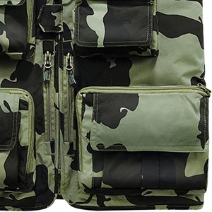 Gilet de sécurité réfléchissant de haute visibilité en tissu durable de qualité supérieure, design camouflage, gilet réfléchissant imperméable - Product Image 6