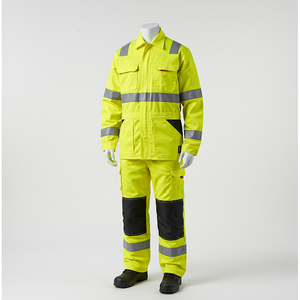 Salopette de vêtements de travail de vente directe d'usine Vêtements de travail globaux personnalisables Uniforme de sauvetage de réflexion - Product Image 2