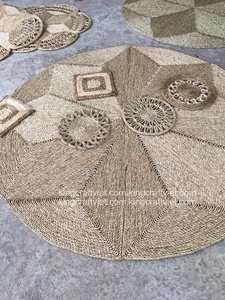 Alfombra tejida de algas marinas de alta calidad a la moda al por mayor, Alfombra de algas marinas, alfombra de suelo tejida de algas marinas respetuosa con los naturales - Product Image 6
