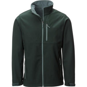 Veste Softshell noire à col montant réglable pour homme, respirante, imperméable, avec logo personnalisé OEM, meilleures ventes - Product Image 4