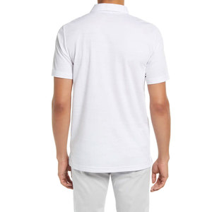 Hommes légers faits sur commande de haute qualité pour la toile solide de polyester de coton de modèle de polo en taille normale en vente! - Product Image 3