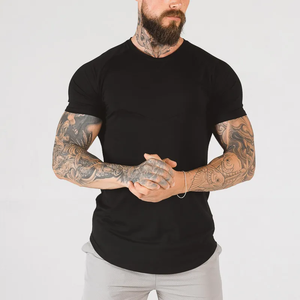 Ropa deportiva personalizada para correr, ropa deportiva de compresión para gimnasio, ropa deportiva para hombres, camisetas con cuello redondo para hombres - Product Image 6