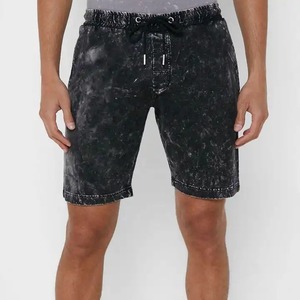 Pantalones cortos con estampado de sublimación de lavado ácido para hombre, ropa de calle, algodón de felpa francés, estampado de lavado ácido de piedra Vintage para hombre - Product Image 1