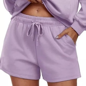 Professional Custom Logo Wholesale <b>Women's</b> Eco-Friendly 100% Cotton Canvas Sportswear <b>Shorts</b> Breathable DTF Printing - Product Image 6