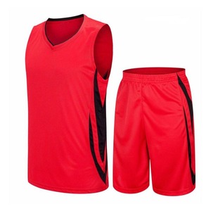 ชุดยูนิฟอร์มบาสเก็ตบอลแบบแห้งเร็ว ระบายอากาศ ป้องกันแบคทีเรีย พร้อมโลโก้สั่งทำขายส่ง ออกแบบชุดยูนิฟอร์มบาสเก็ตบอลทีมของคุณเอง - Product Image 3