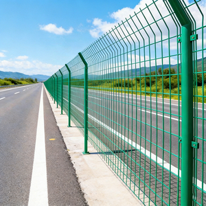 Recinzione in Rete Metallica 3D Rigida in Acciaio - Alta Qualità, Ecologica, <span class=keywords><strong>per</strong></span> Sicurezza Esterna, Rivestita in <span class=keywords><strong>PVC</strong></span>, Facile da Assemblare, Personalizzabile, Moderna - Product Image 3