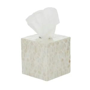 Boîte à mouchoirs en nacre naturelle faite à la main pour hôtels et restaurants Porte-serviettes de qualité supérieure pour la décoration de la maison élégante - Product Image 6