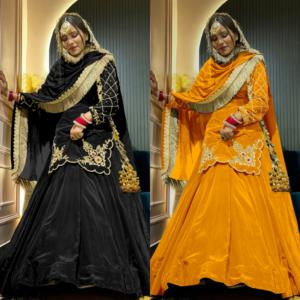 Vente en gros de costume Sharara ethnique indien pour femmes, 3 pièces, design de créateur, lourd, Punjabi Patiala avec couture Patiala pour les occasions spéciales - Product Image 3