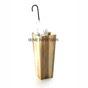Porte-parapluie en bois d'acacia de qualité supérieure pour la décoration de la maison et du hall de l'hôtel et d'autres fournitures de support d'articles - Product Image 1