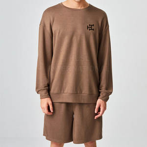 <b>Men's</b> Customised Summer 2-Piece Set Quick Dry Cotton T-Shirt and <b>Shorts</b> New Arrival Winter Collection - Product Image 6