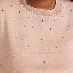 Vêtements d'hiver pour femmes Sweatshirts à strass Sweatshirts à strass respirants pour femmes Fashion Wear Sweatshirts à strass - Product Image 4