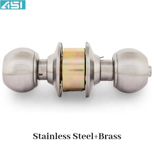 Vente en gros de quincaillerie de porte classique Serrures cylindriques à double bille Accessoires de porte de haute qualité en acier inoxydable lisse - Product Image 5