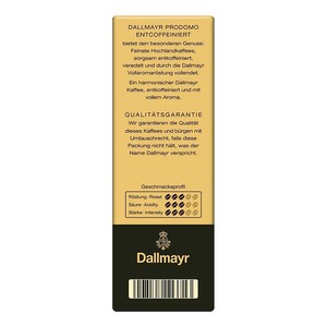 Meilleure vente 12x500g Dallmayr Prodomo café moulu décaféiné qualité supérieure torréfaction allemande saveur riche approvisionnement en gros en vrac - Product Image 2