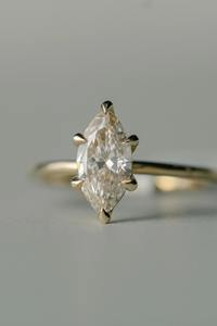 Premium Marquise Forme Lab Grown Diamant Bague En Argent Fiançailles Bijoux De Mariage En Gros Fournisseur En Ligne Usine De Haute Qualité - Product Image 4