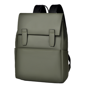 2026 New Arrival Durable High Quality Custom Logo Genuine <b>Leather</b> Geometric Pattern Large <b>Laptop</b> Backpack Waterproof <b>Bag</b> - Product Image 1