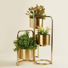 Maceta de metal duradera con acabado con recubrimiento en polvo para interiores y exteriores, exhibición de plantas para el hogar y el jardín, suministro al por mayor disponible - Product Image 2