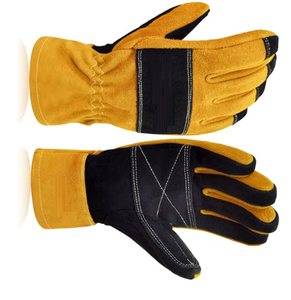 Gants de travail pour la protection des mains en vogue Nouvel arrivage Gants de pompier en cuir Gants de pompier de meilleure fabrication - Product Image 2