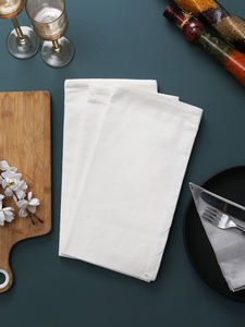 AALISHAN 100% saco de harina de algodón toallas de cocina tejido liso cuadrado estilo personalizable costura impresión desechable limpieza del hogar - Product Image 4