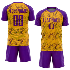 Uniforme de Fútbol 100% Poliéster, Conjuntos Deportivos Transpirables de Primera Calidad con Logotipo, Nombre del Equipo, Servicio OEM - Product Image 2