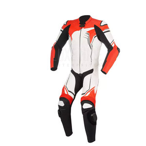 Costume en cuir de moto sur mesure Meilleure vente 100% Costume en cuir de moto en cuir pour hommes - Product Image 2