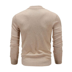 Sudadera térmica Lisa personalizada de cuello redondo 100% Jersey de algodón sudadera de gran tamaño en Blanco polar unisex hombres sudadera OEM - Product Image 3