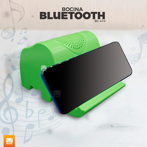 Haut-parleur Bluetooth sans fil avec port USB et support pour téléphone - Design éléphant - Couleurs assorties - Product Image 1