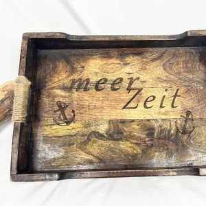 Elegante Bandeja de Madera de la Mejor Calidad, Más Vendida, Ecológica, Duradera, Hecha a Mano, Decoración para el Hogar y la Cocina, Proveedor Mayorista de Regalos - Product Image 1