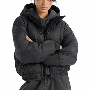 Chaqueta Acolchada para Mujer, Abrigo Cálido de Moda, Chaqueta Holgada con Burbujas, Ropa Exterior para Mujer, Chaqueta Acolchada con Cremallera - Product Image 4