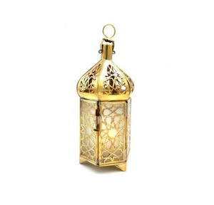 Iron & glass hanging <b>candle</b> <b>lantern</b> american design <b>candle</b> <b>holder</b> for support of <b>candles</b> grey powder coated home decor - Product Image 4