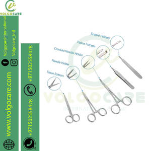 Kit de formation à la suture dentaire en acier inoxydable, pince, kit chirurgical, instrument médical, style unique, vente en gros - Product Image 3