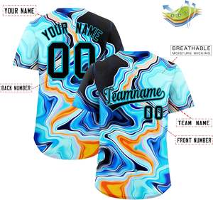 เสื้อเบสบอลมืออาชีพออกแบบเองด้วยวัสดุน้ำหนักเบาเข้ารูปสำหรับเล่นกีฬา - Product Image 2