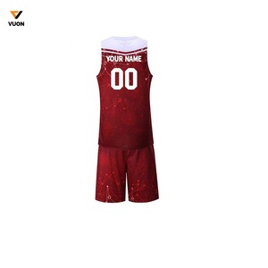 Personnalisé Personnalisable Pas Cher 100% Polyester Réversible Basketball Jersey Respirant Formation Basketball Uniforme Ensemble Pour Hommes - Product Image 3