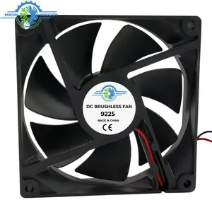 Ventilador sin escobillas de CC, 92x92x25mm, 24V de CC, Axial, con rodamiento de alambre de cobre, 90mm, para refrigeración de PC, CPU, RV, deshumidificador, precio barato