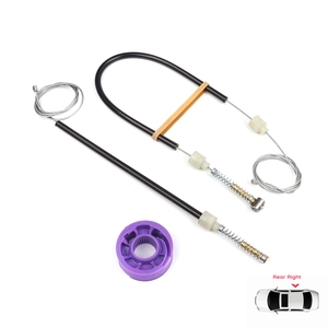 Kit de réparation de lève-vitre arrière droit BWR5246 pour Phaeton 3D MK1 2002-2016 SWB (entreaxe court) 3D4839756 - Product Image 1