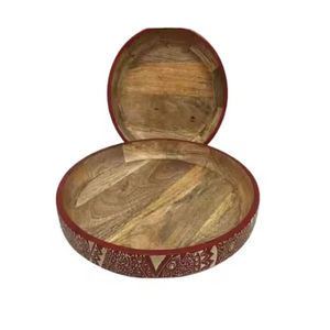 Platos de decoración para restaurante de Hotel en casa, decoración festiva islámica, utensilios de cocina de Metal de madera, dátiles, plato para servir dulces - Product Image 3