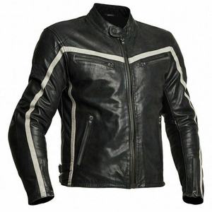 Veste en cuir PU toutes saisons de haute qualité pour hommes, vestes à capuche en cuir de couleur noire avec le meilleur prix - Product Image 5