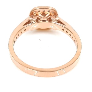 Anillos de compromiso cultivados en laboratorio de la colección de mujeres Estilo lindo IGI Ingemco Certificado Diamante Oro Material India Precios al por mayor - Product Image 3