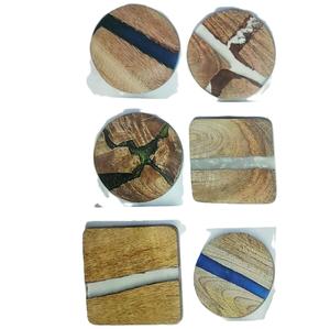 Tabla de herramientas de madera de resina para hacer tabla de cortar de resina de madera forma cuadrada Color rosa con alta calidad para el hogar y el Hotel usado - Product Image 6