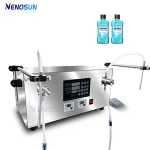 Nenosun Liquid Small Vials Filling Machine Semi Automatic Protein Liquid Lubricating Oil Ampoule Purified Milk Mouthwash Toner