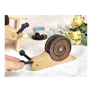 Venta caliente Artesanías Posavasos de madera de bambú Nogal Sheeshm Madera Diseño personalizado Fabricación India con la mejor calidad - Product Image 5