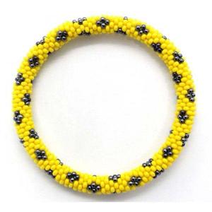 สร้อยข้อมือลูกปัดเรืองแสงพระอาทิตย์ตกสร้อยข้อมือลูกปัดร้อยแสงจันทร์สร้อยข้อมือลูกปัดแวววาวทำจากงานฝีมือ MD - Product Image 1