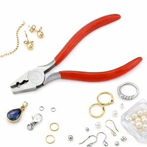 Pince à sertir professionnelle pour le cuir, pour la fabrication de bijoux, la réparation artisanale, outil en acier inoxydable avec poignée ergonomique antidérapante - Product Image 1
